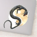 Search for asian dragon stickers Yin yang