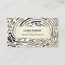 Search for detective business cards Police