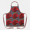 Search for rose red aprons Elegant