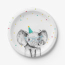 Search for elephant birthday plates Safari