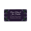 Search for blackberry return address labels Purple