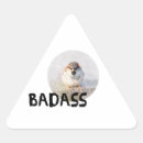 Search for humour triangle stickers Bird
