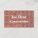 Search for bricklayer business cards Builder