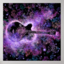Search for music guitar posters Purple