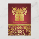 Search for chinese wedding rsvp cards Red