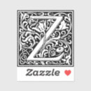 Search for z monogram stickers Victorian