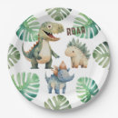 Search for dinosaur paper plates T rex