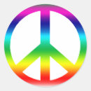 Search for rainbow peace symbol stickers Anti war