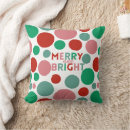 Search for whimsical christmas cushions Merry and bright