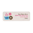 Search for cafe return address labels Coffee