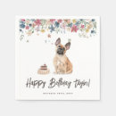 Search for french bulldog napkins Birthday
