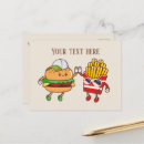 Search for cute hamburger postcards Fries
