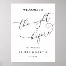 Search for rehearsal dinner welcome signs Calligraphy
