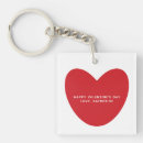 Search for valentine day square key rings Minimalist