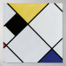 Search for composition a posters Mondrian