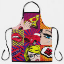 Search for comic art aprons Pop