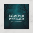 Search for paranormal business cards Ghost