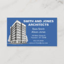 Search for architect business cards White