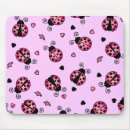 Search for pink ladybug mousepads Sweet