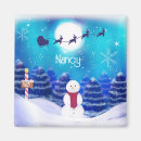 Search for happy snowman magnets Smiling