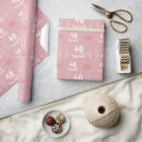 Search for 40th birthday gift wrap Pink