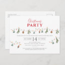 Search for annual christmas invitations Floral