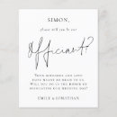 Search for will you be our officiant proposal Modern