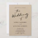 Search for kraft paper wedding invitations Calligraphy