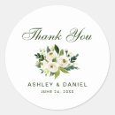 Search for green watercolor thank you stickers Botanical foliage