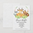 Search for diaper raffle ticket baby shower invitations Woodland