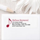 Search for musician return address labels Music teacher