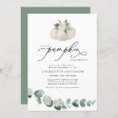 Search for white pumpkin baby shower invitations Watercolor