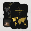 Search for airplane wedding invitations World map