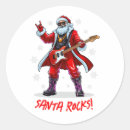 Search for funny santa claus stickers Xmas