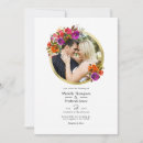 Search for purple and orange invitations Botanical