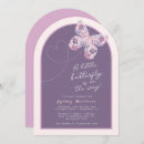 Search for purple butterfly baby shower invitations Arch