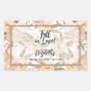 Search for bridal shower rectangle stickers Thank you