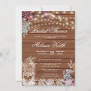 Search for barn wood bridal shower invitations Lace