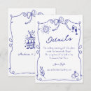 Search for french fun invitations Blue