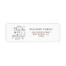 Search for grateful return address labels Give thanks