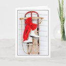 Search for sledding cards Red bow