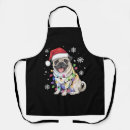 Search for pug dog aprons Funny