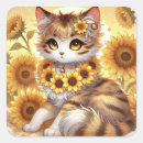 Search for summer cat stickers Kawaii
