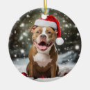 Search for bull terrier christmas tree decorations Pitbull