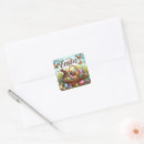 Search for colorful eggs stickers Bunny