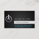 Search for computer technician business cards Professional
