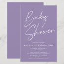 Search for purple paper invitations Gender neutral