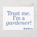Search for gardener cards invites Flower garden