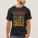 Search for legends are born in august tshirts Perfect
