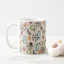 Search for retro atomic pattern mugs 1950s